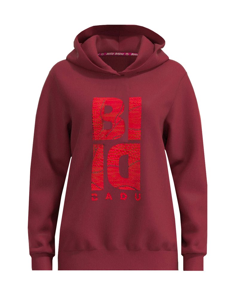 Protected Leafs Chill Junior Hoody - bordeaux