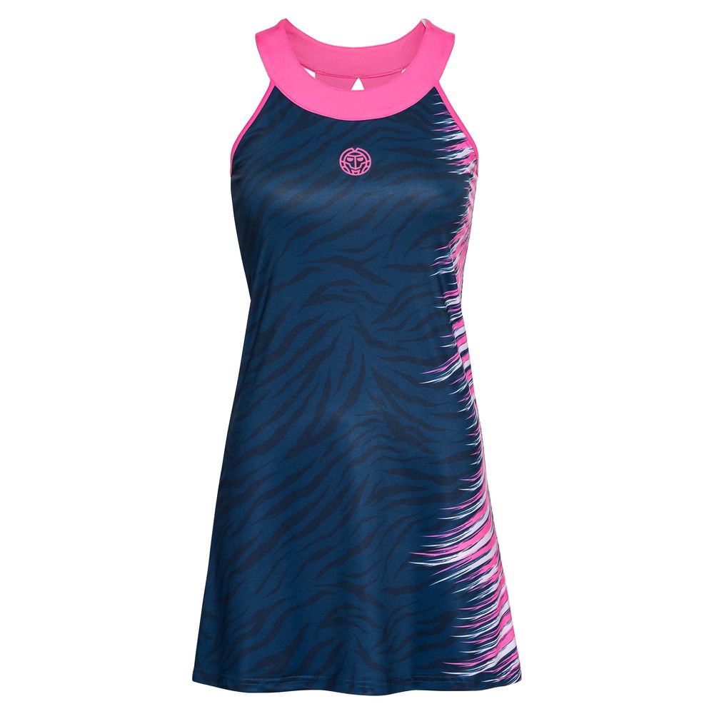 Daria Tech Dress (2 In 1) - dark blue/ pink