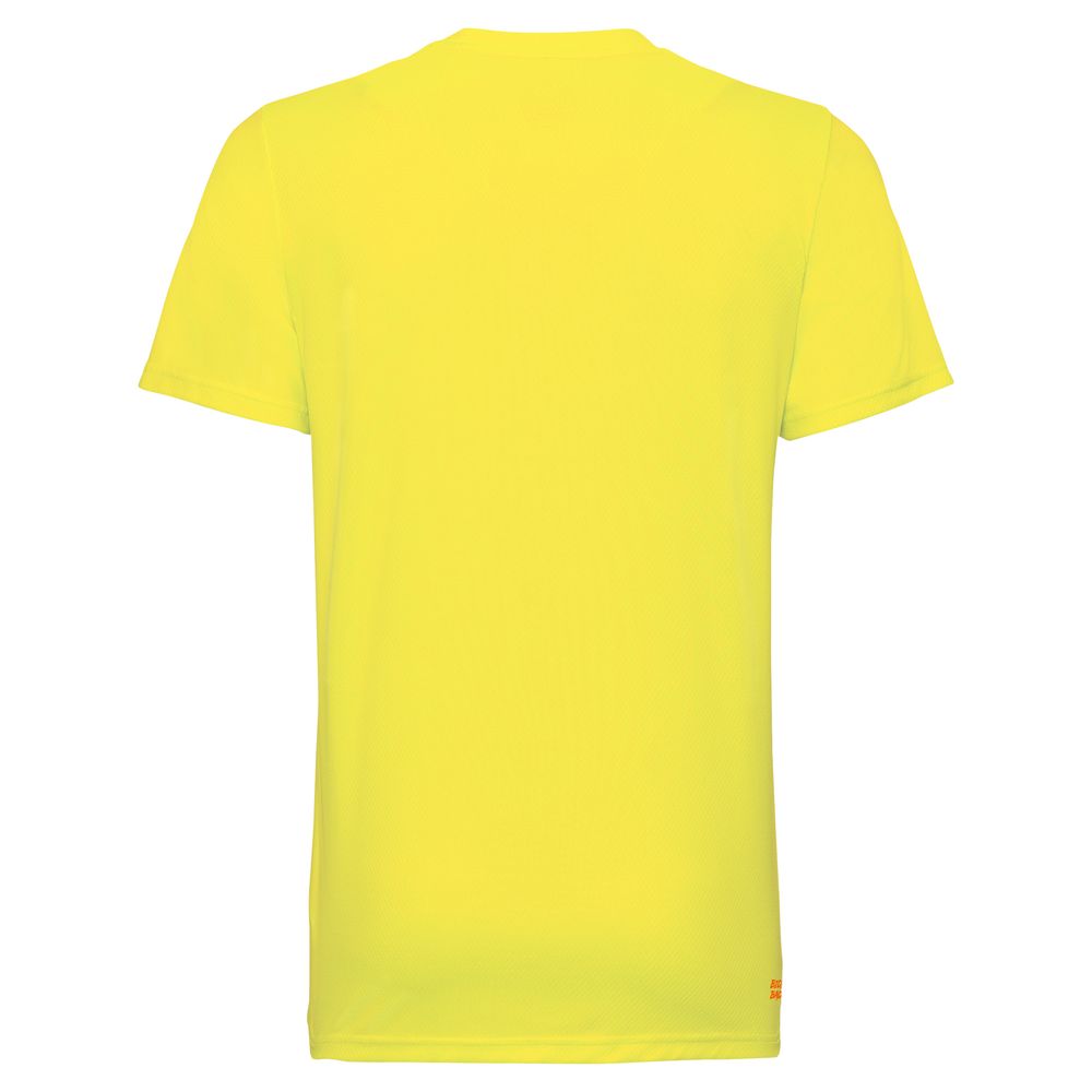 Ted Tech Tee - neon yellow/red