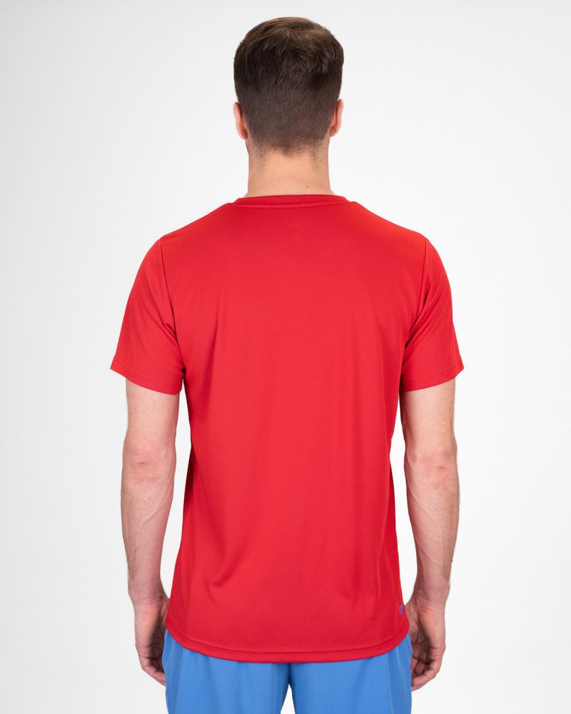 Crew Inside Out V-Neck Tee - red, blue