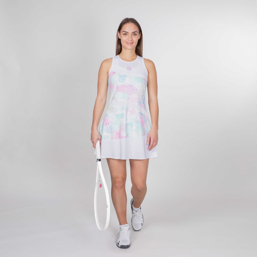 Zahai Tech Dress (2 In 1) - white/rose