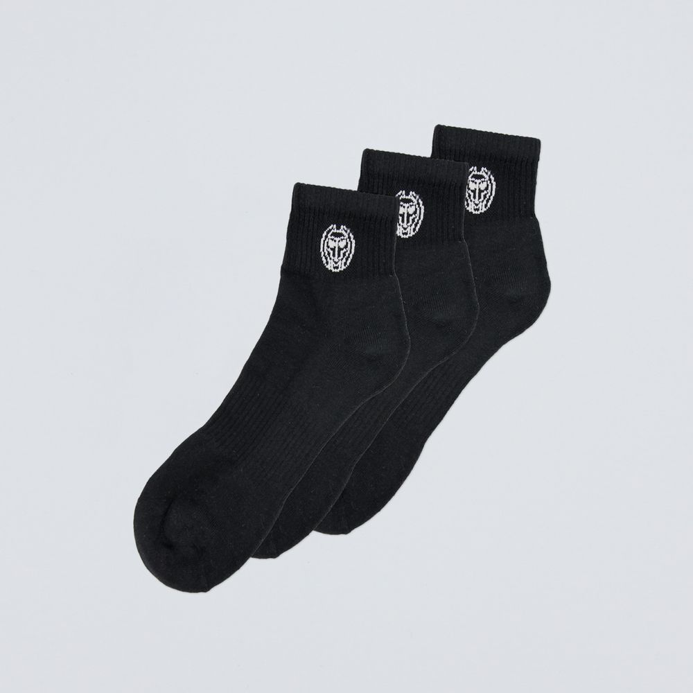 Anchor Ankle Move Socks 3 Pack - black
