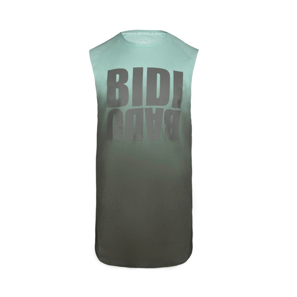 Bicepsus Move Printed Tank - mint/grey