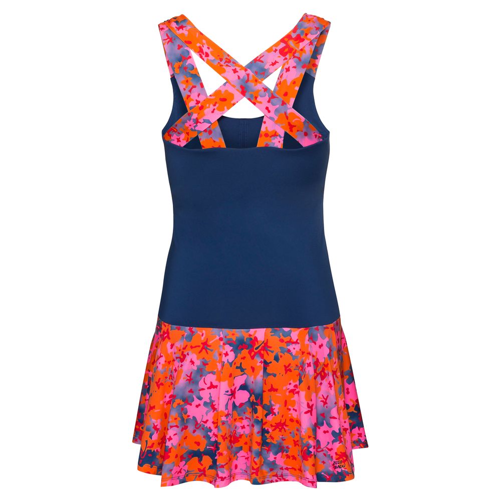 Alara Tech Dress (2 in 1) - darkblue/pink/flame (FA19)
