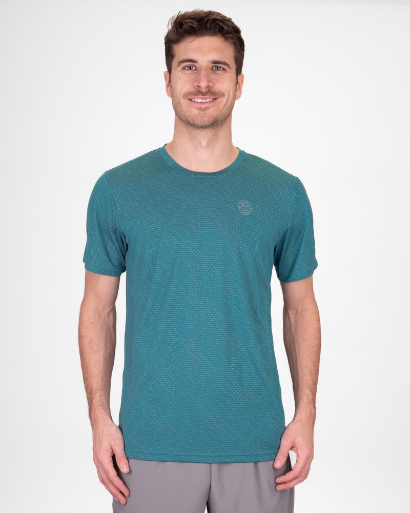 Crew Two Colored Tee - petrol