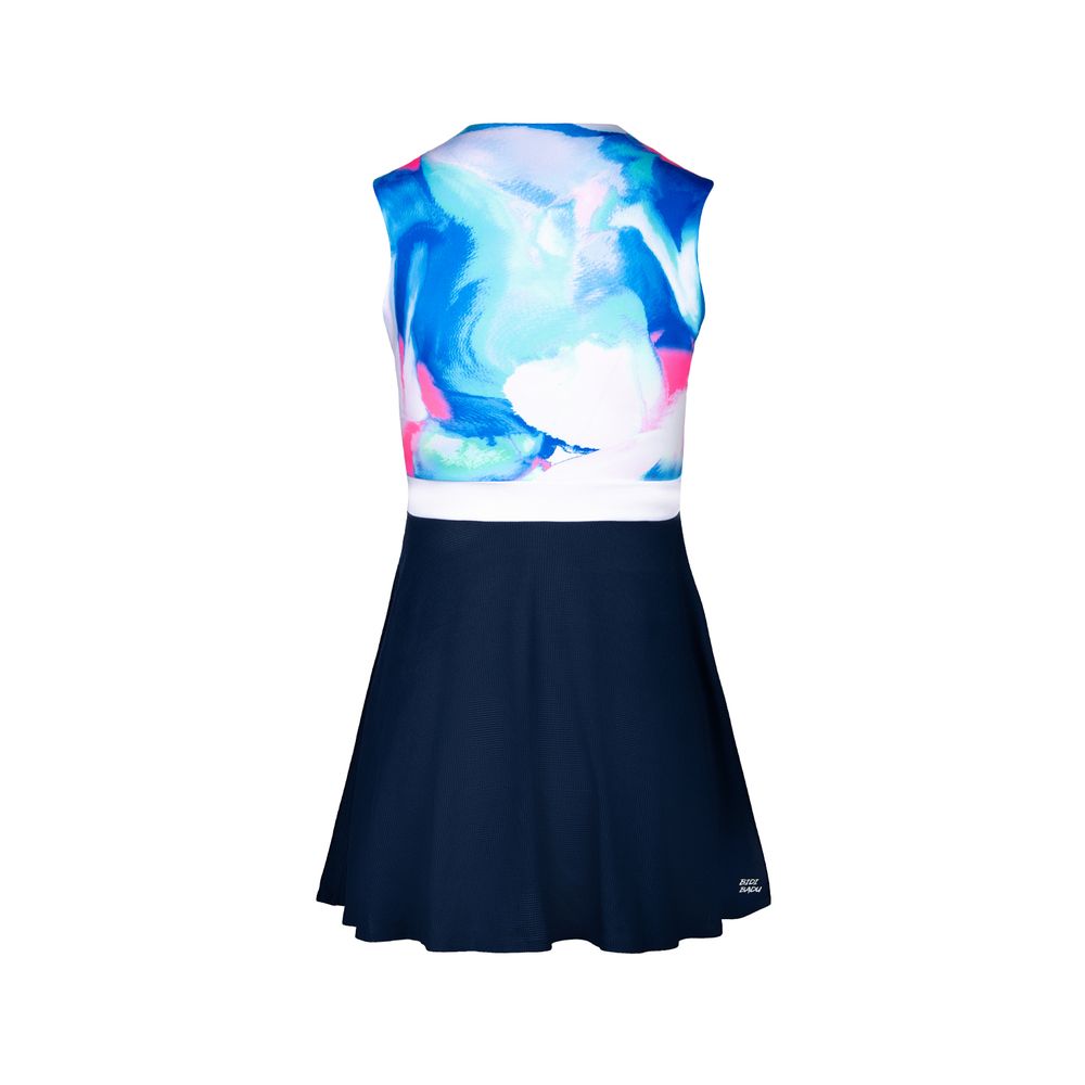 Luela Tech Dress - blue/ rose