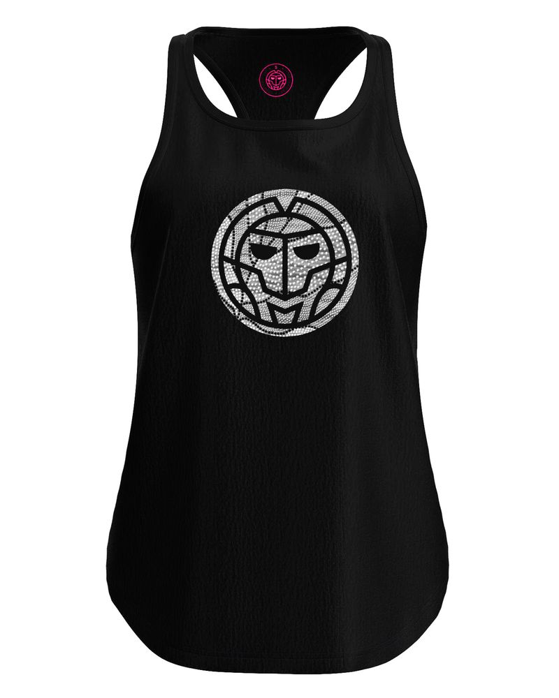 Protected Leafs Chill Tank - black, white