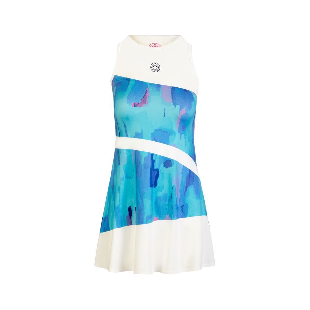 Zahai Tech Dress (2 In 1) - white/aqua