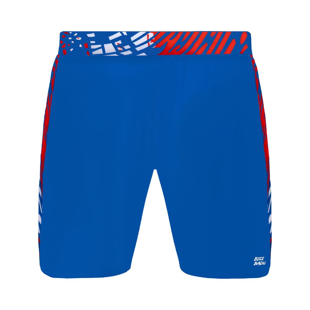 Taye Tech Shorts - blue, white, red
